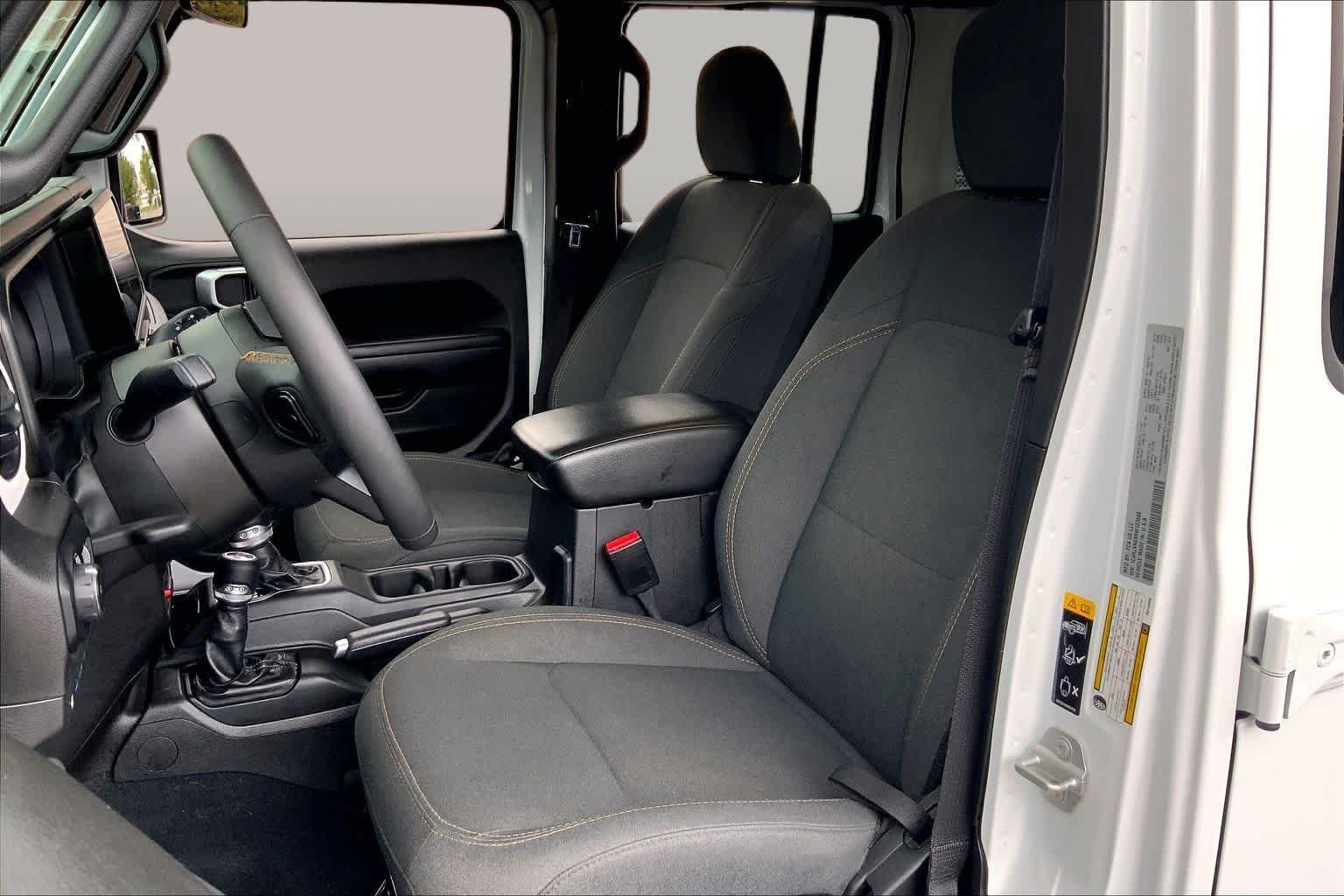 Used 2024 Bright White Clearcoat Jeep Willys image 8
