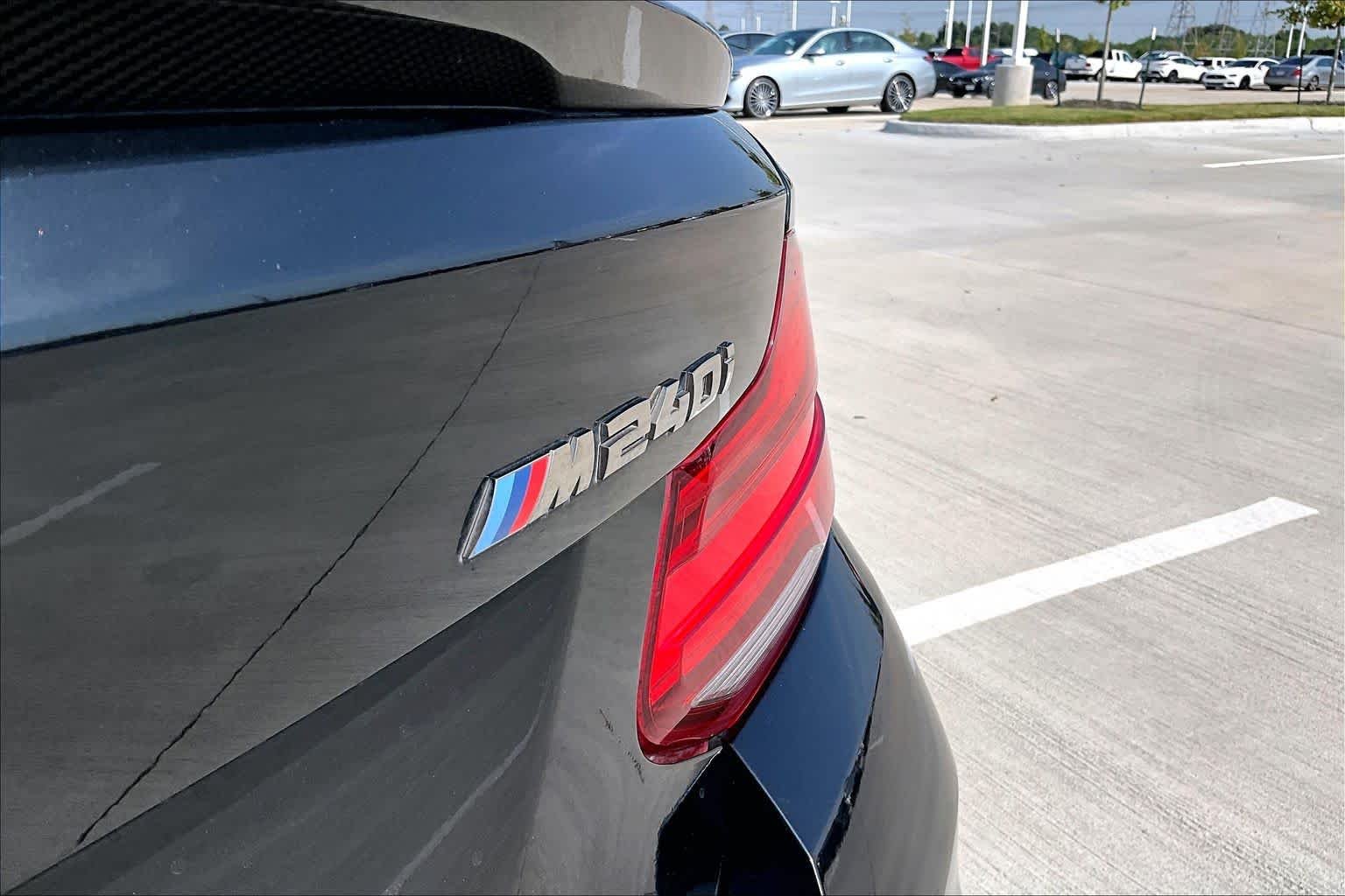 Used 2018 Black Sapphire Metallic BMW M240i image 28