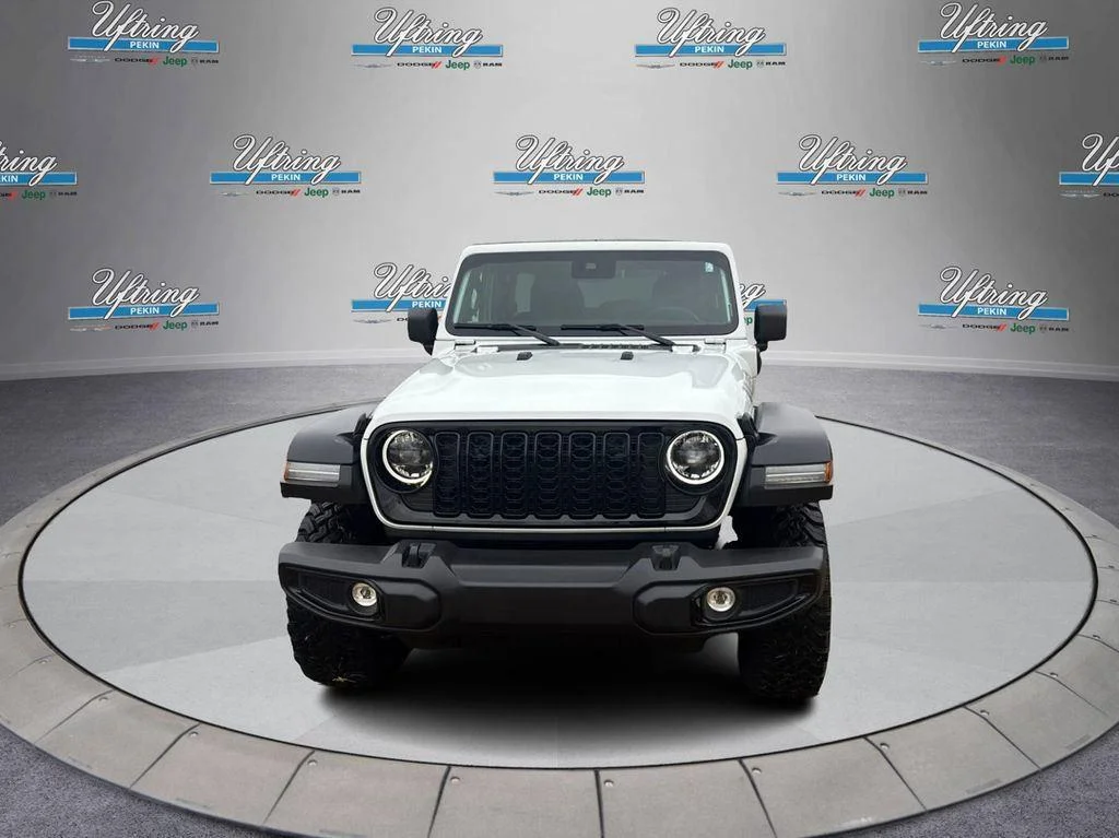 Used 2025 Bright White Clearcoat Jeep Willys image 8