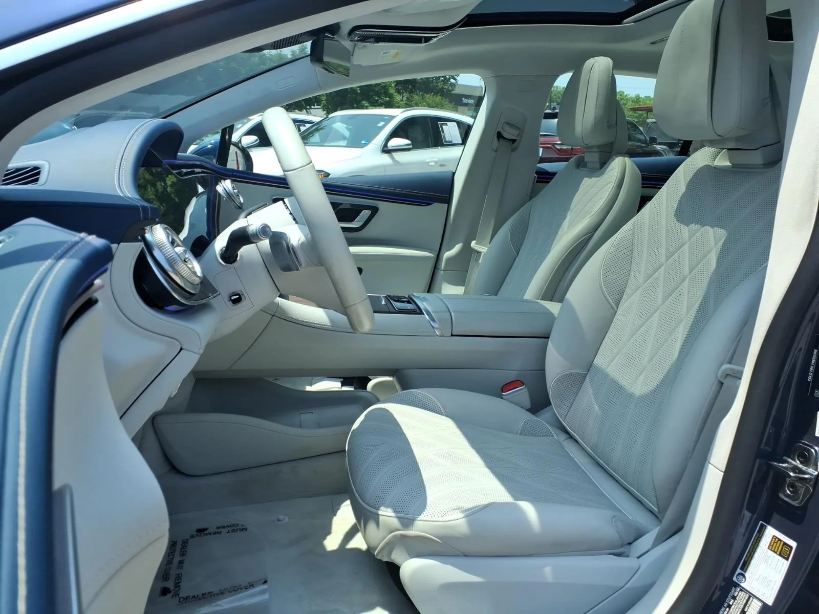 Used 2023 Twilight Blue Metallic Mercedes-Benz EQS 580 image 21