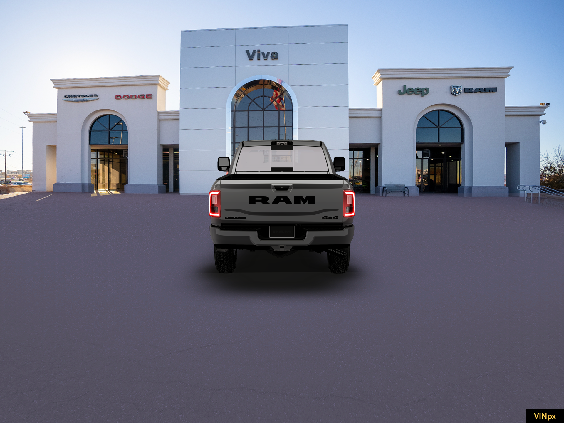 New 2026 Ceramic Gray Clear-Coat Exterior Paint RAM LARAMIE image 18