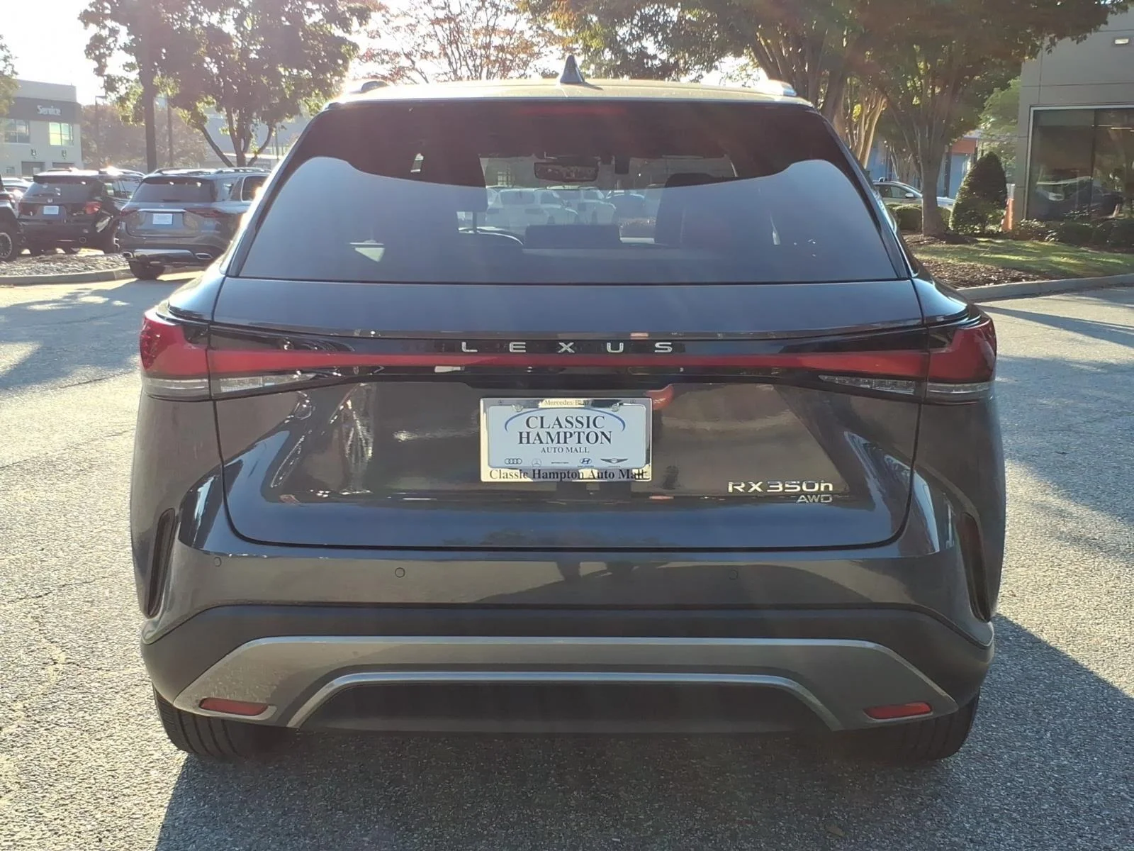 Used 2024 Cloudburst Gray Lexus RX 350h Luxury image 9