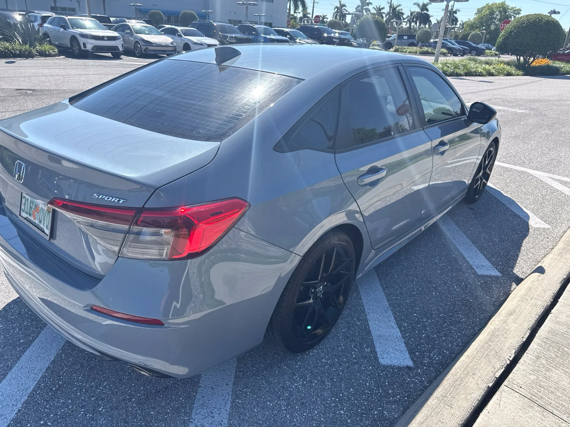 Certified Used 2024 Sonic Gray Pearl Honda Sport image 8