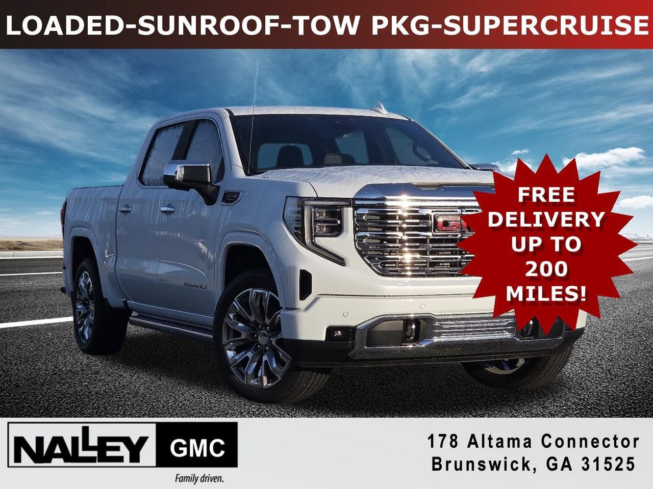 New 2026 Glacier White Tricoat GMC Denali image 1