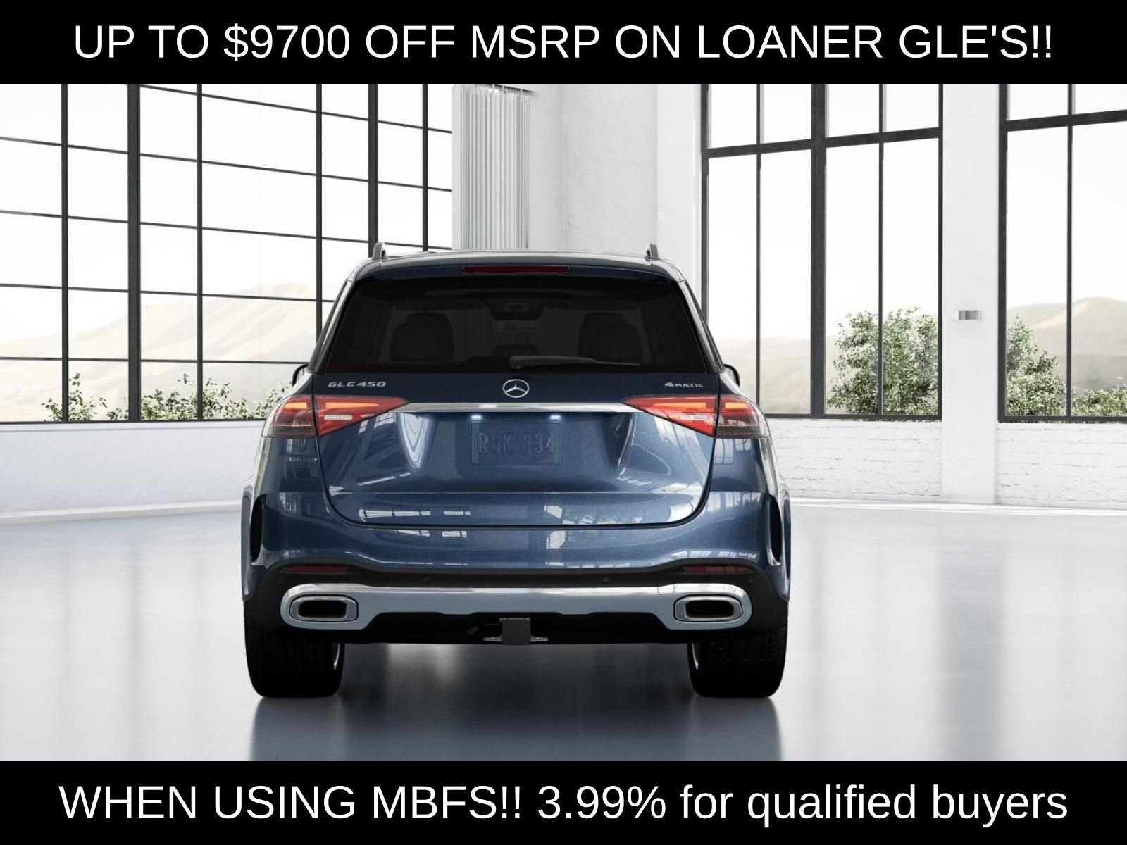 Certified Used 2026 Blue Mercedes-Benz GLE 450 image 27