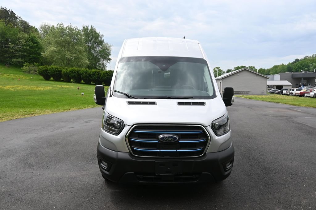 Used 2025 Ford E-Transit Cargo Van Base with VIN 1FTBW3XM6SKA00075 for sale in Minerva, OH