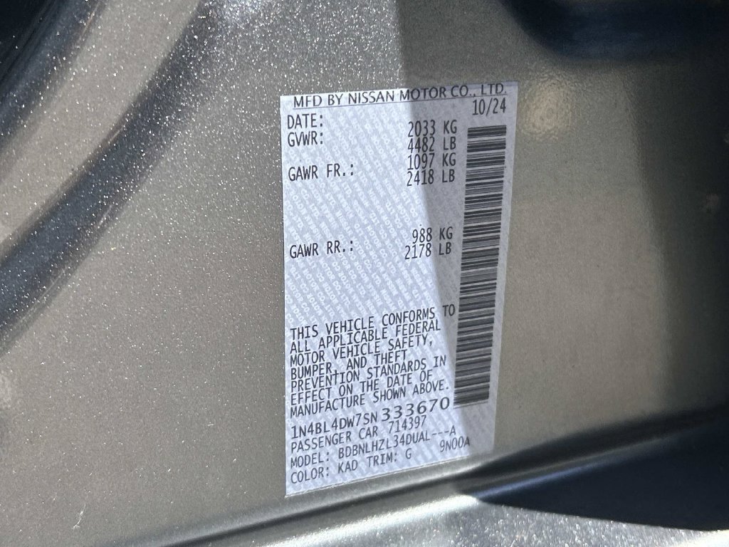 Used 2025 Gray Nissan 2.5 SV image 10