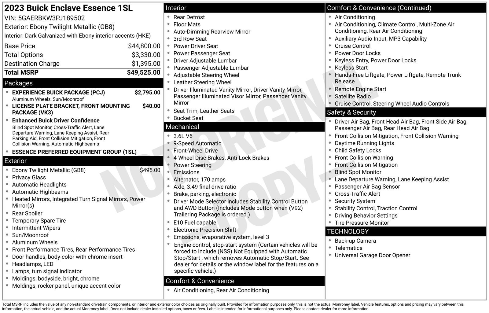 2023 Buick Enclave Essence's photo