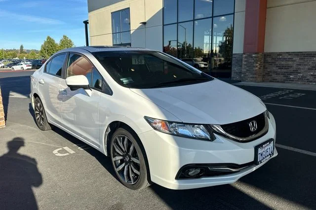 Used 2015 Honda Civic EX-L with VIN 19XFB2F90FE254989 for sale in Napa, CA