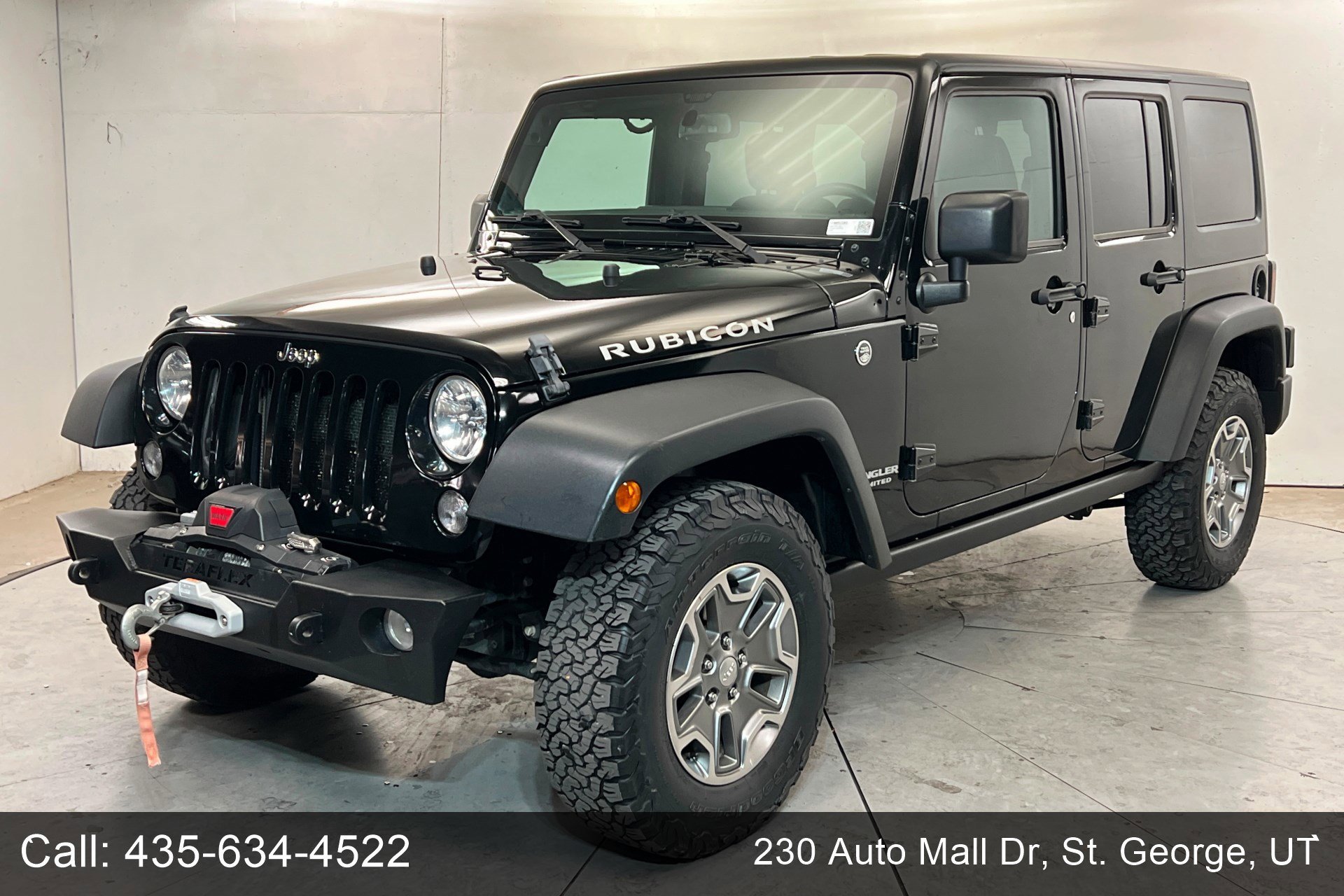 Used 2016 Black Clearcoat Jeep Rubicon image 1