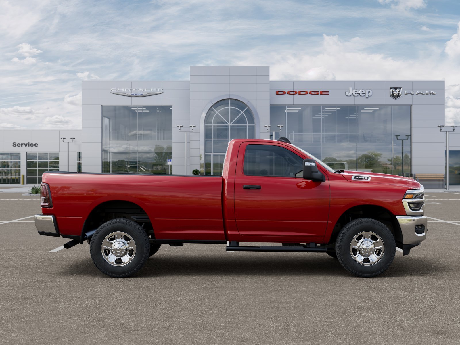 New 2026 Flame Red Clear-Coat Exterior Paint RAM Tradesman image 38