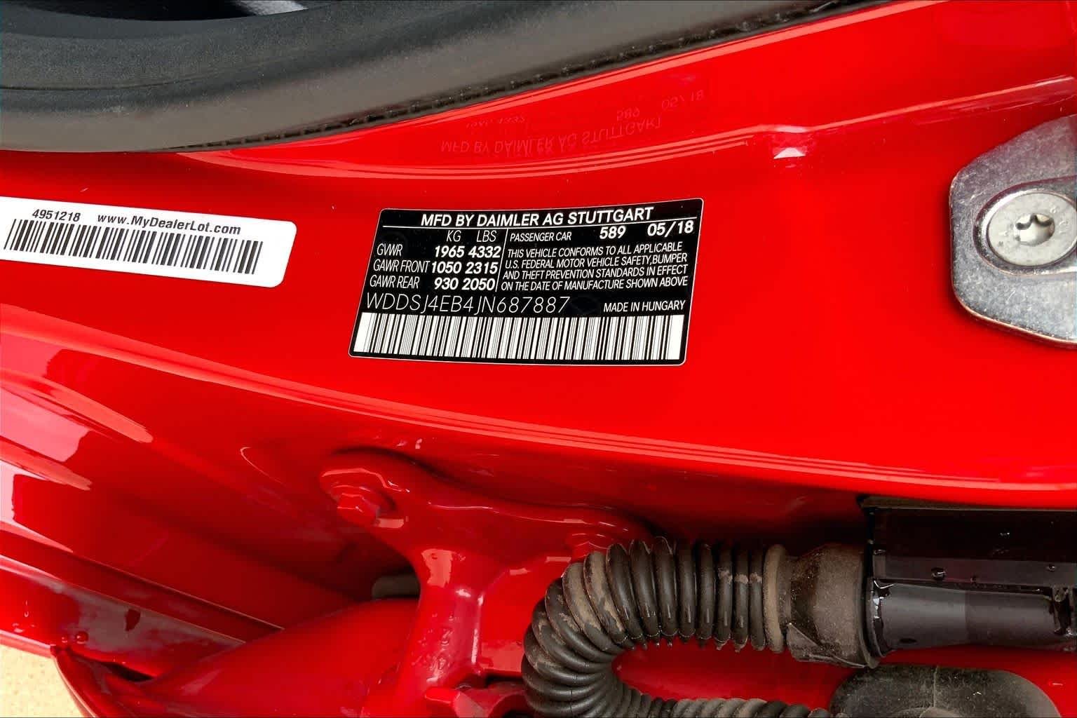 Used 2018 Jupiter Red Mercedes-Benz CLA 250 image 33