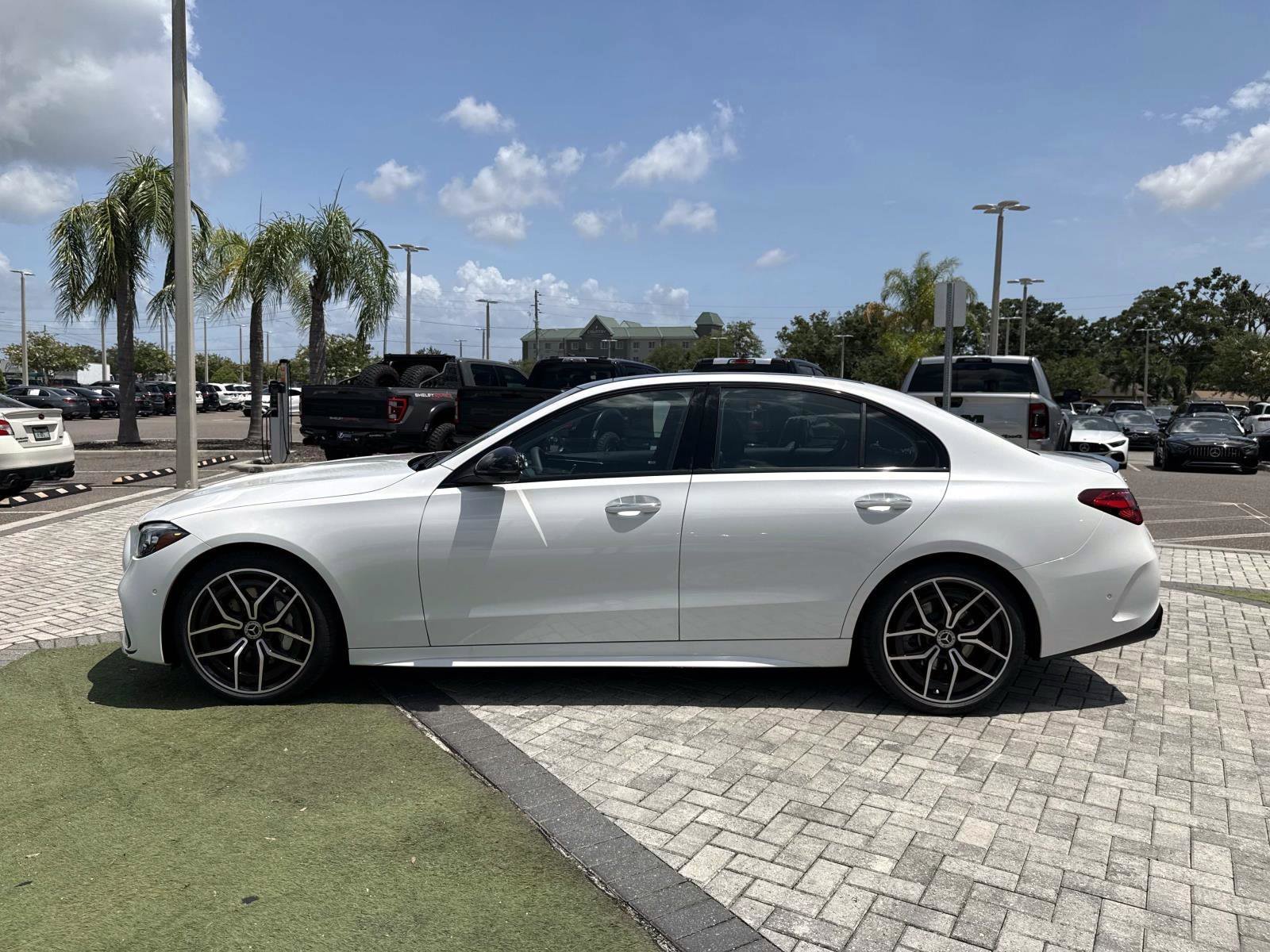 New 2026 Moonlight White Mercedes-Benz C 300 Sedan image 3