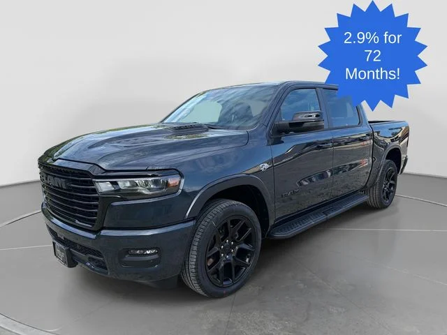 New 2026 Forged Blue Metallic Exterior Paint RAM Laramie image 11