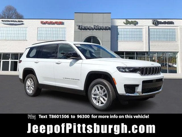 New 2026 Bright White Clear-Coat Exterior Paint Jeep Laredo X image 1