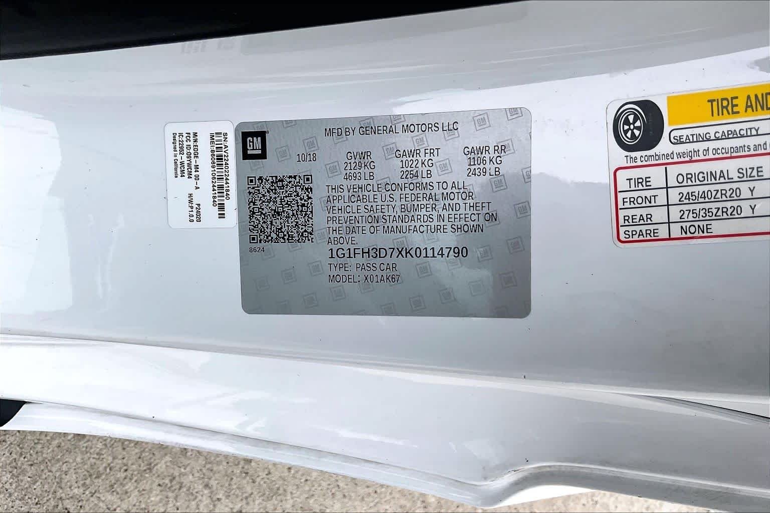 Used 2019 Summit White Chevrolet 2SS image 34