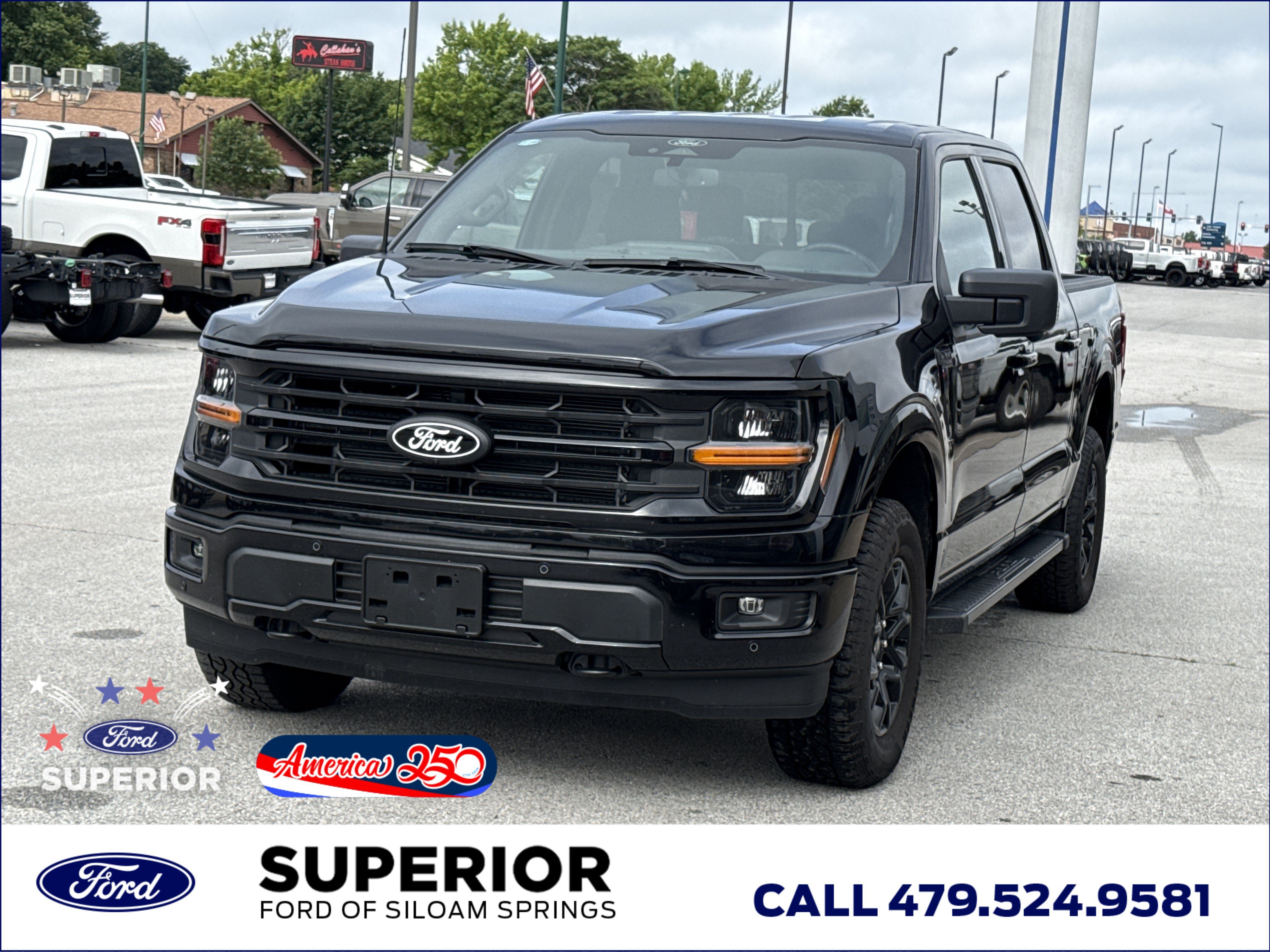New 2026 Agate Black Metallic Ford XLT 4WD image 13