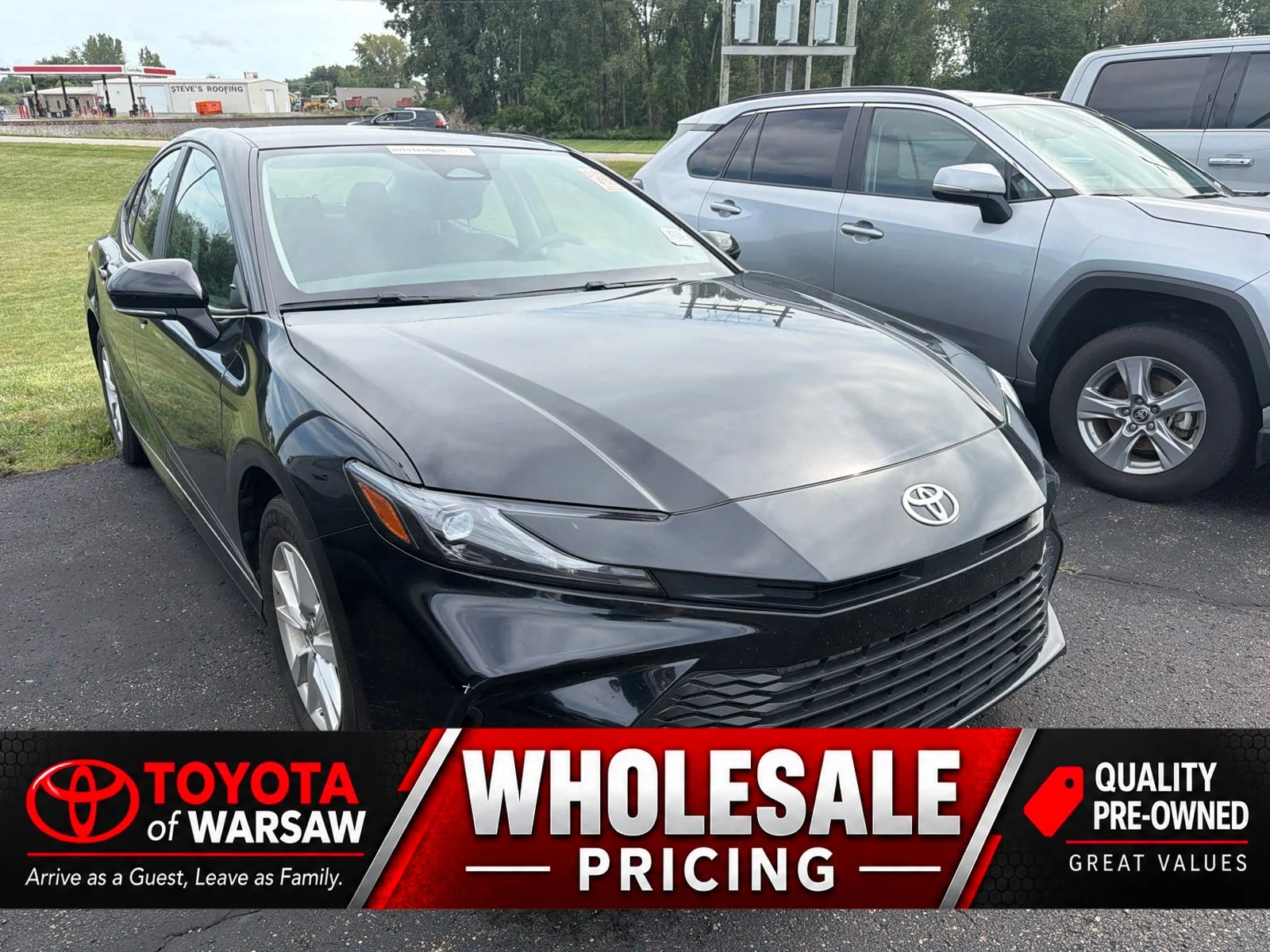 Used 2025 Black Toyota LE image 1