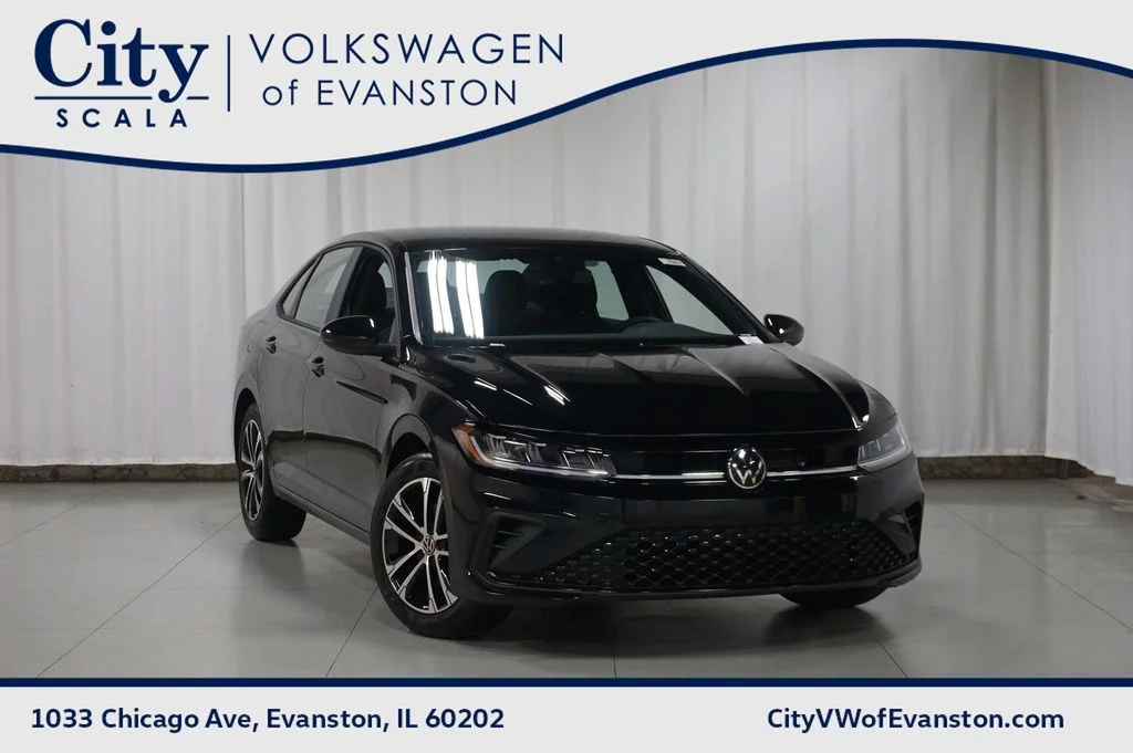 New 2026 Black Volkswagen 1.5T Sport image 1
