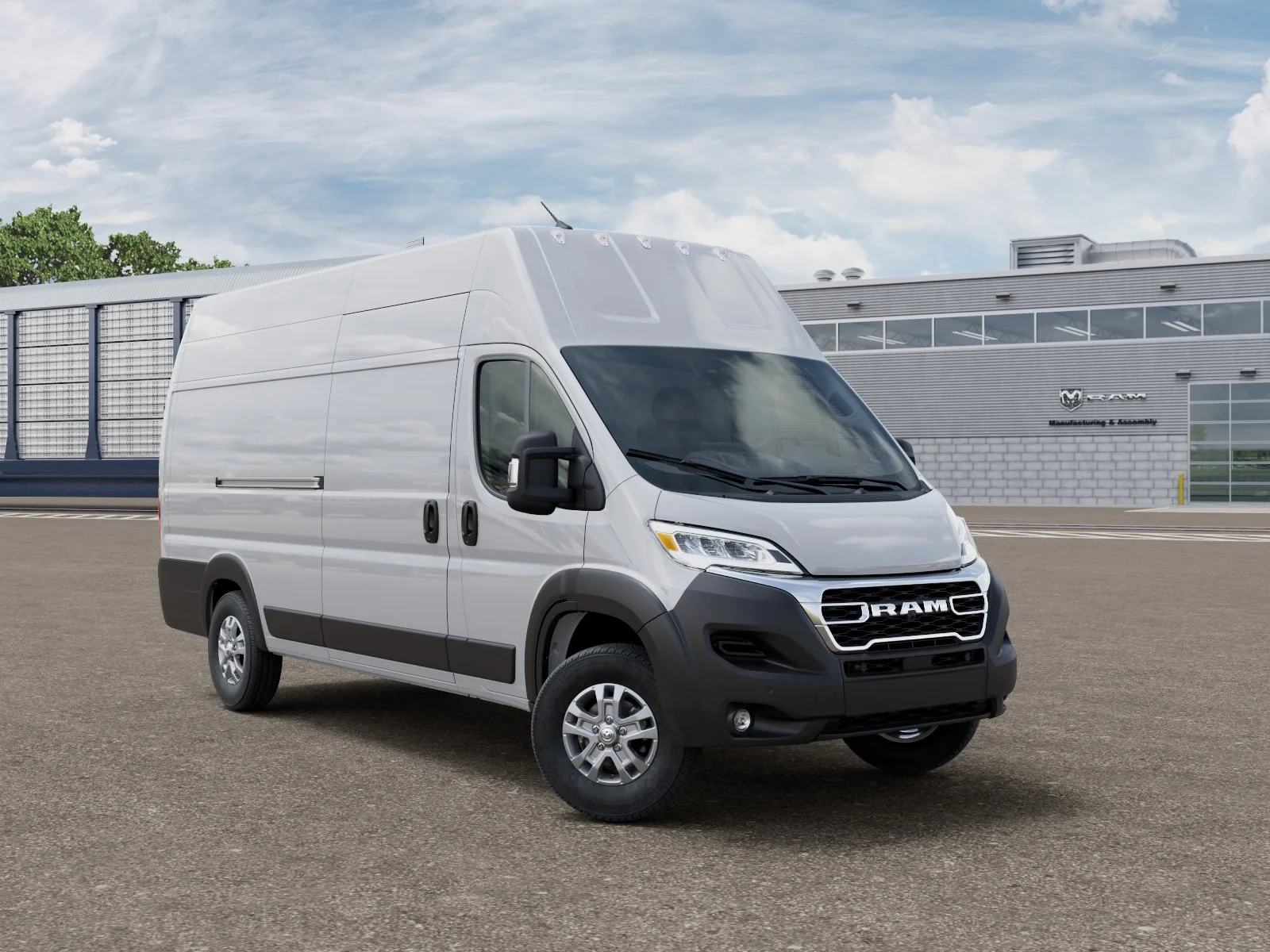 New 2026 Bright White Clearcoat RAM Super High Roof image 32