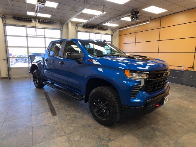 Certified Used 2023 Glacier Blue Metallic Chevrolet LT Trail Boss image 1