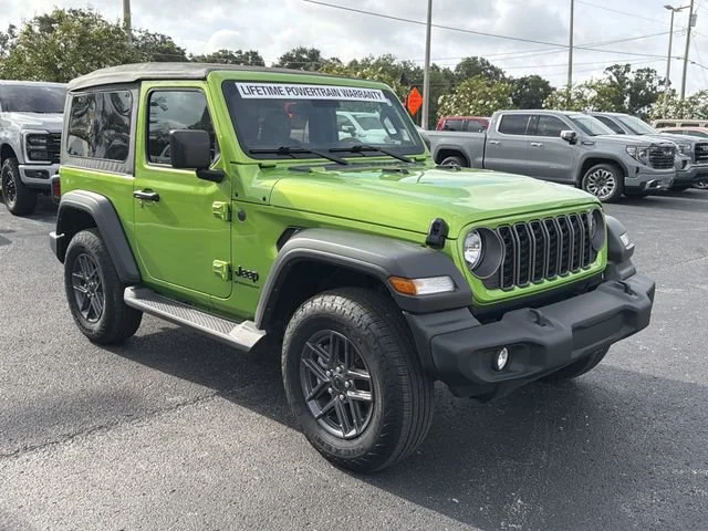 Used 2025 Green Jeep 2-Door Sport S 4x4 image 2