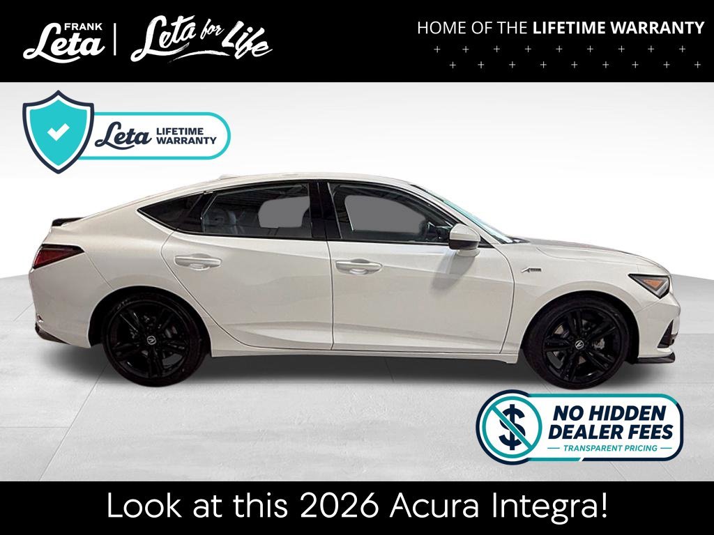 New 2026 Platinum White Pearl Acura w/A-Spec Package image 7