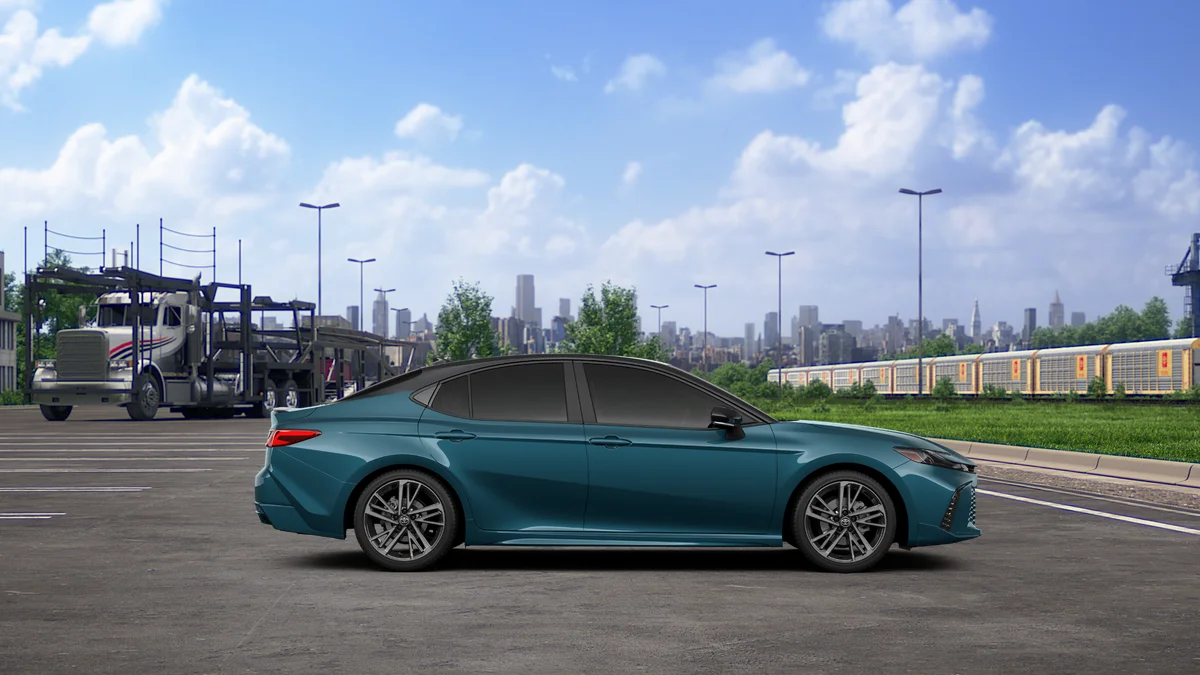 New 2027 Ocean Gem with Midnight Black Metallic roof Toyota XSE image 12