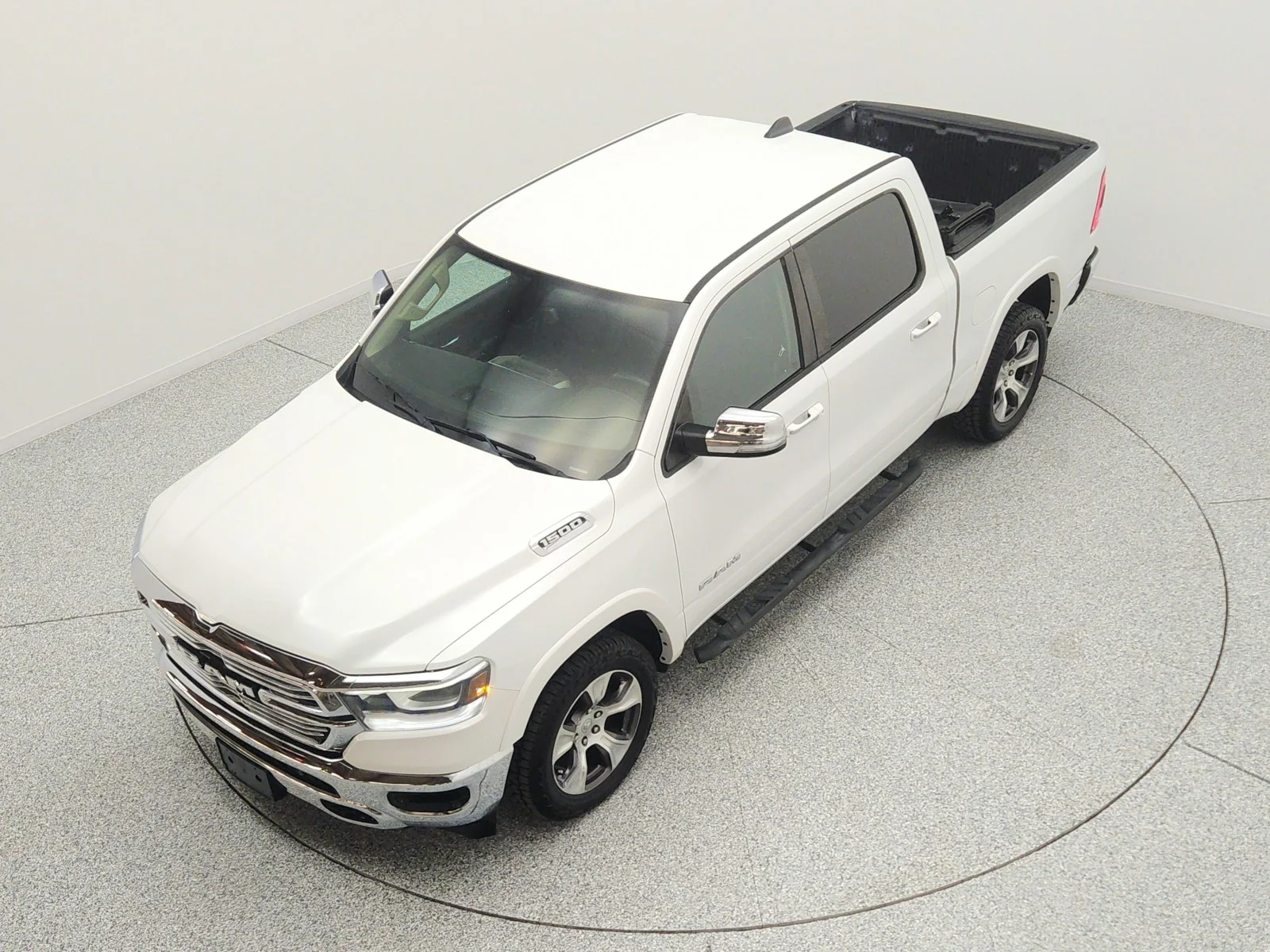 Used 2019 Ivory White Tri-Coat Pearlcoat Ram Laramie 4x2 Crew Cab 5