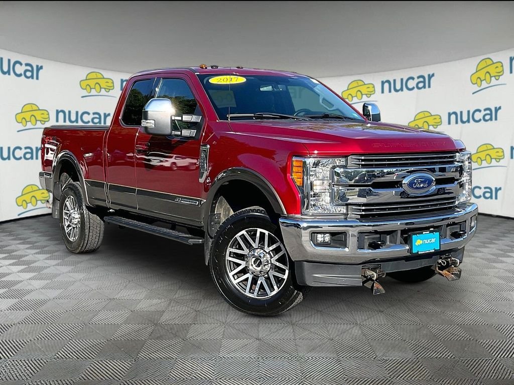 Used 2017 Red Ford Lariat image 1
