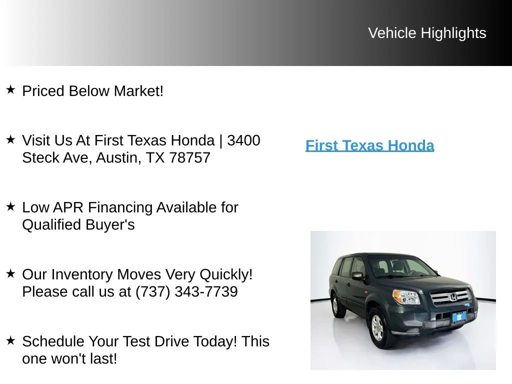 Used 2006 Gray Honda LX image 9