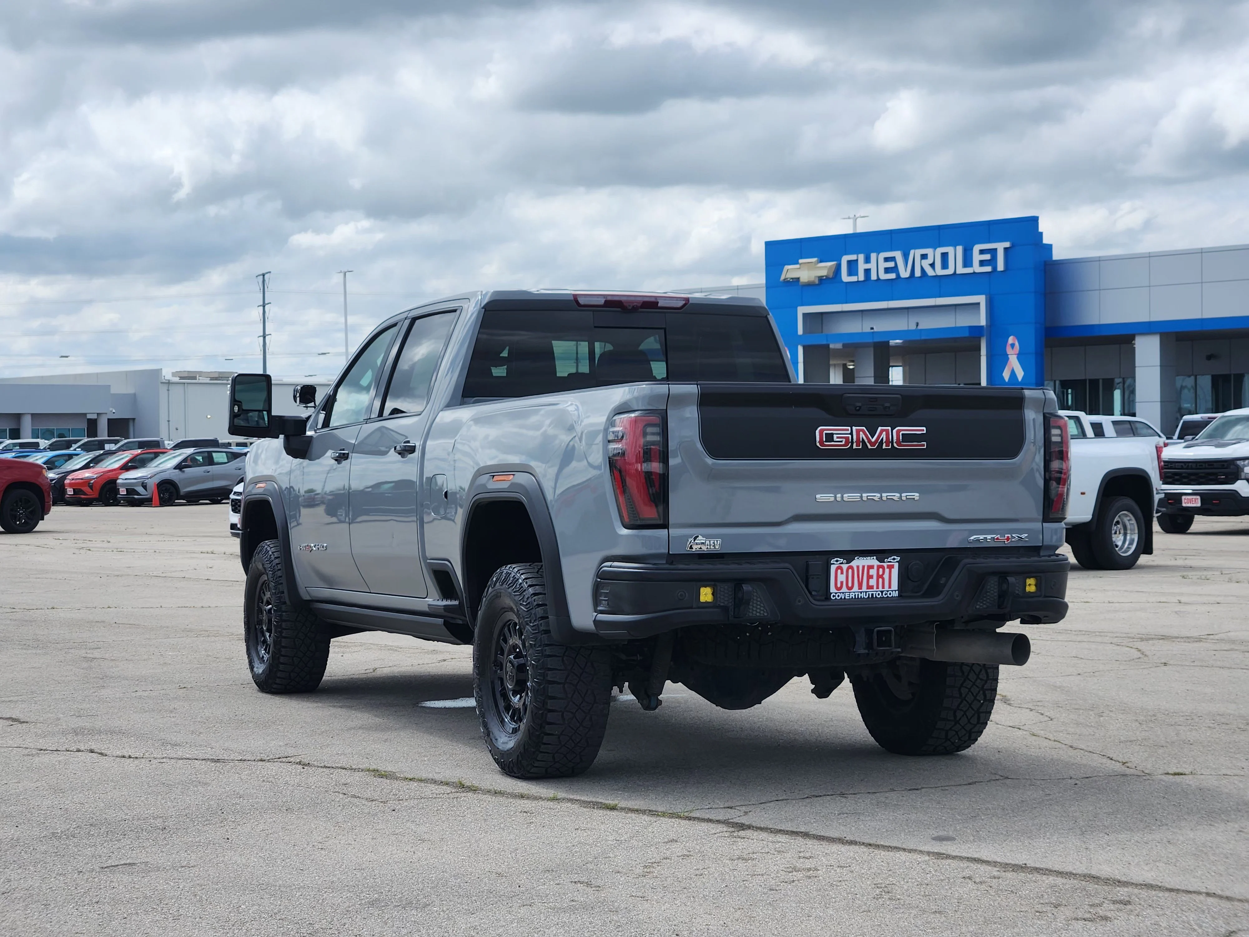 Used 2024 Thunderstorm Gray GMC AT4X AEV EDITION image 5