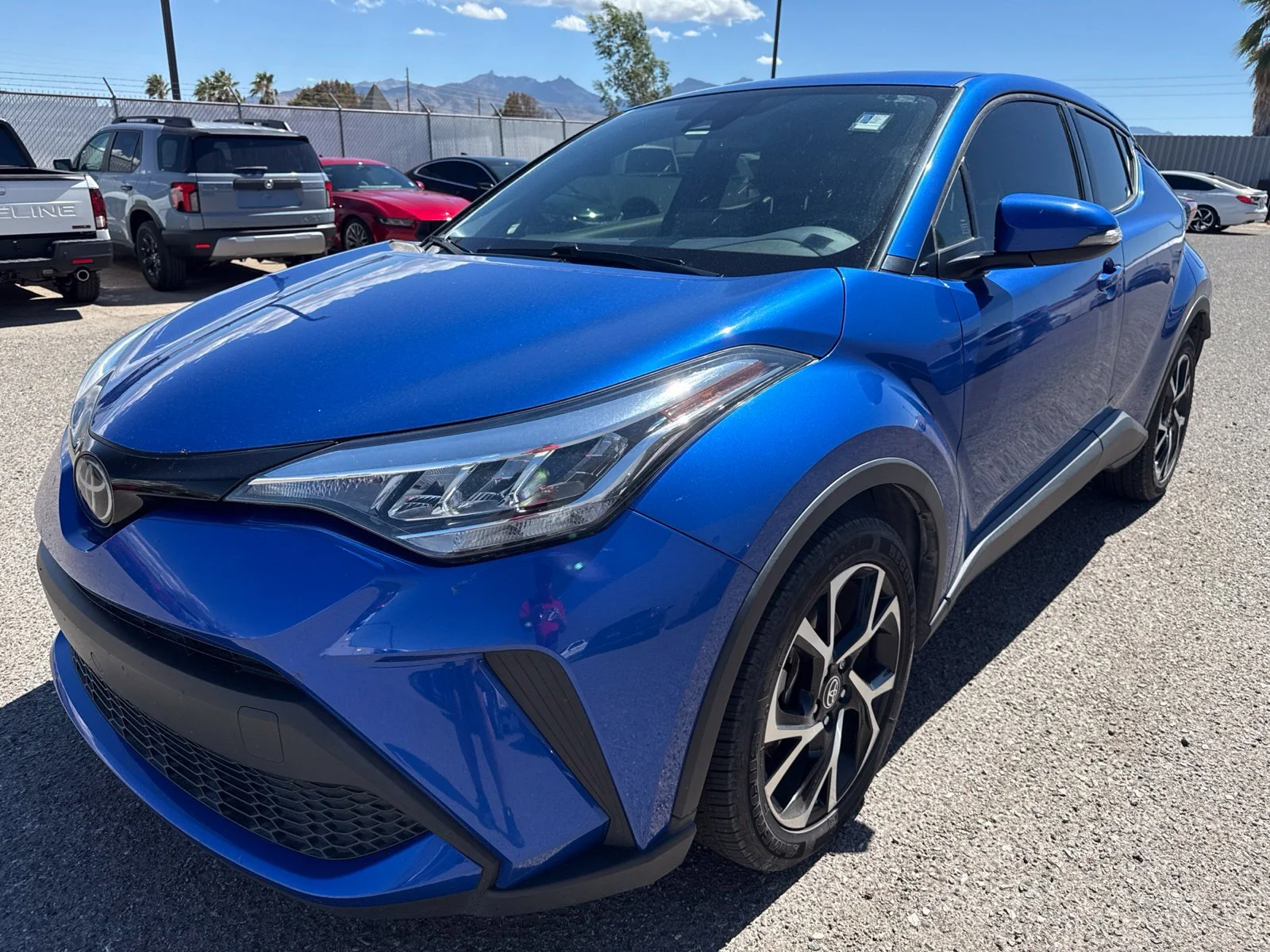 Used 2021 Blue Toyota XLE image 1