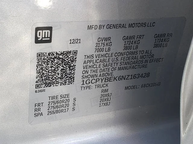 Used 2022 Silver Chevrolet Custom image 26