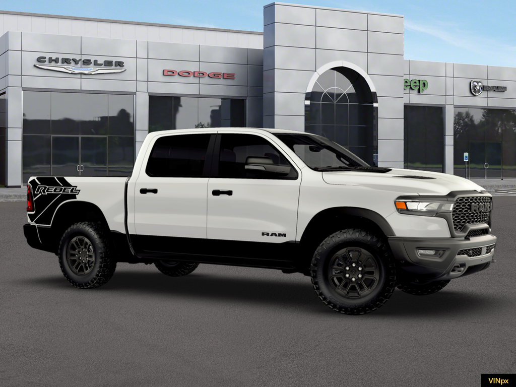 New 2026 Bright White Clear-Coat Exterior Paint RAM Rebel image 5