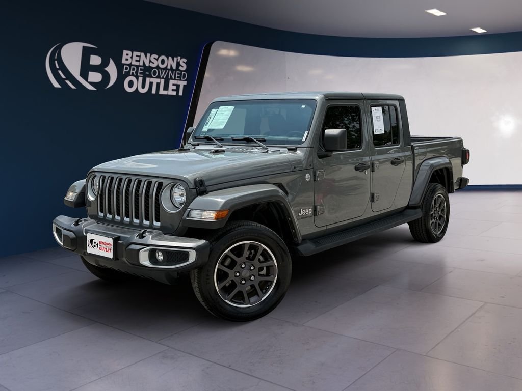Used 2021 Gray Jeep Overland image 1