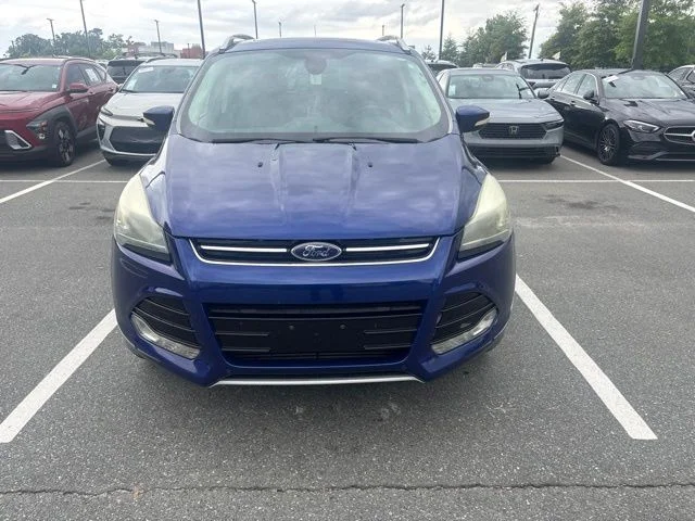 Used 2014 Blue Ford Titanium image 2
