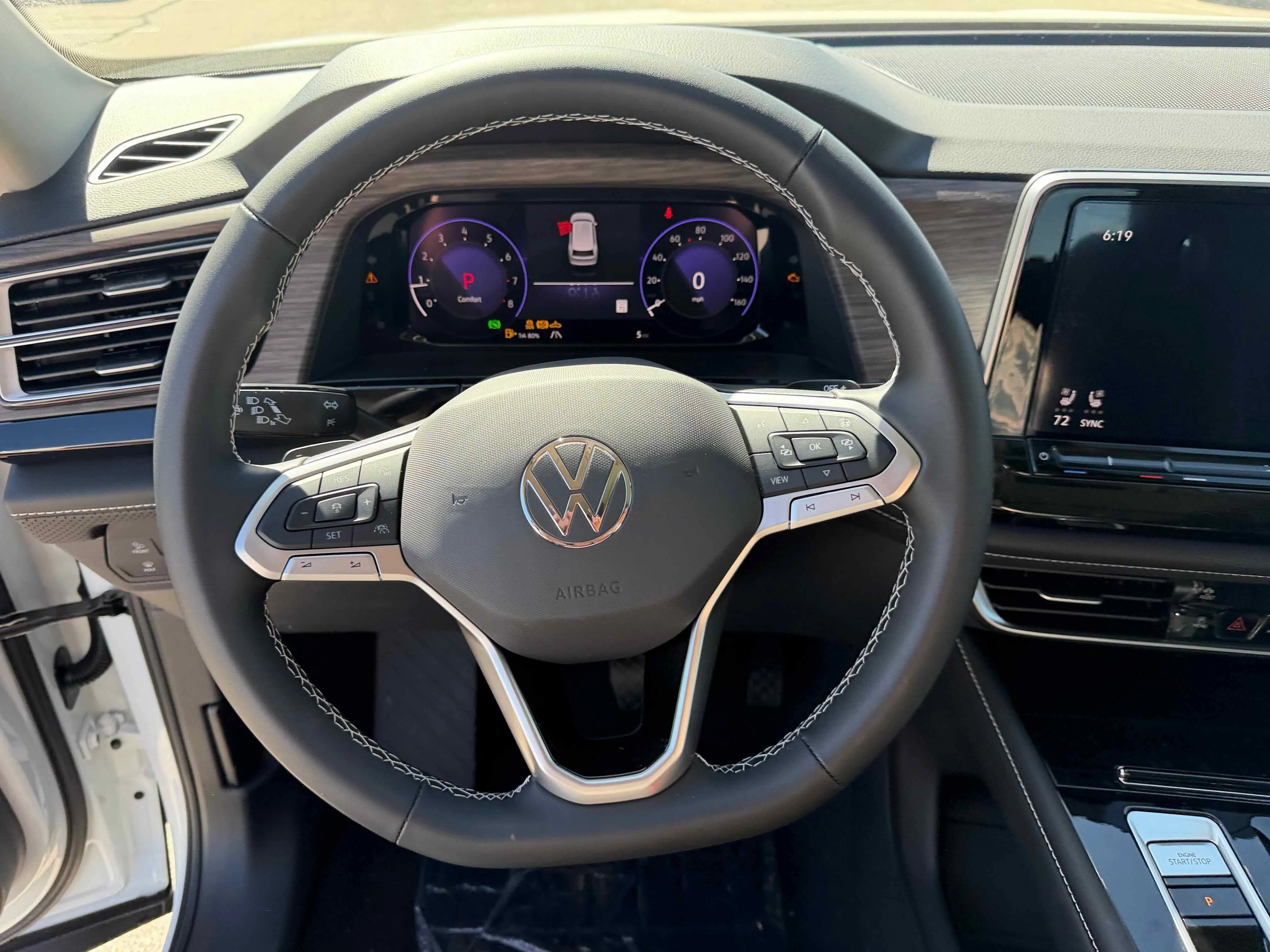 New 2026 Opal White Volkswagen 2.0T SEL image 3