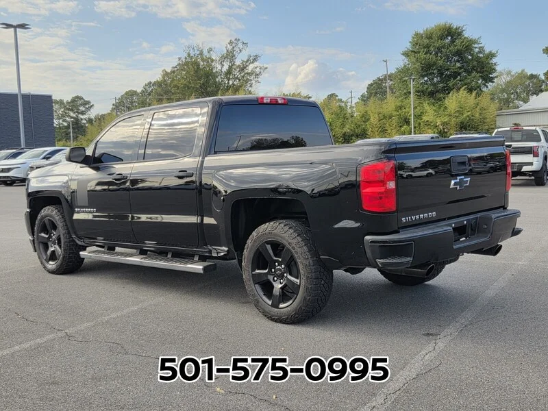 Used 2018 Black CHEVROLET 2WD CREW CAB 143.5" CUSTOM image 3