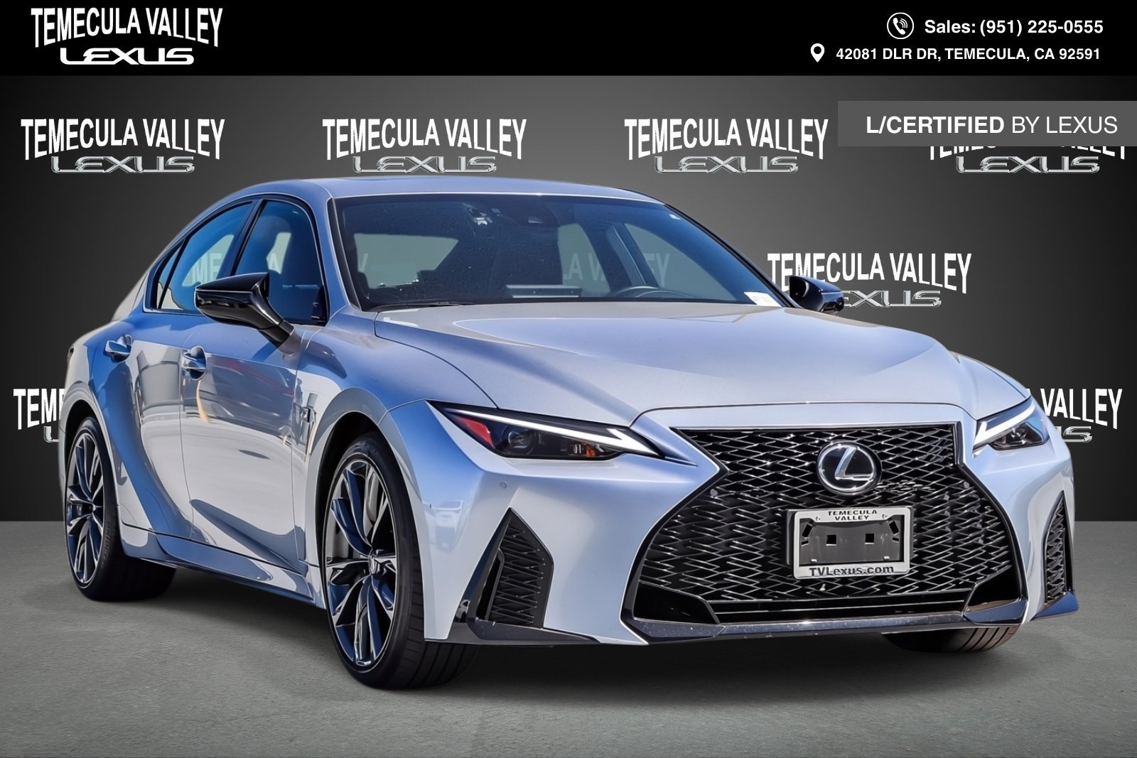 Certified Used 2025 Silver Lexus 350 F SPORT image 1