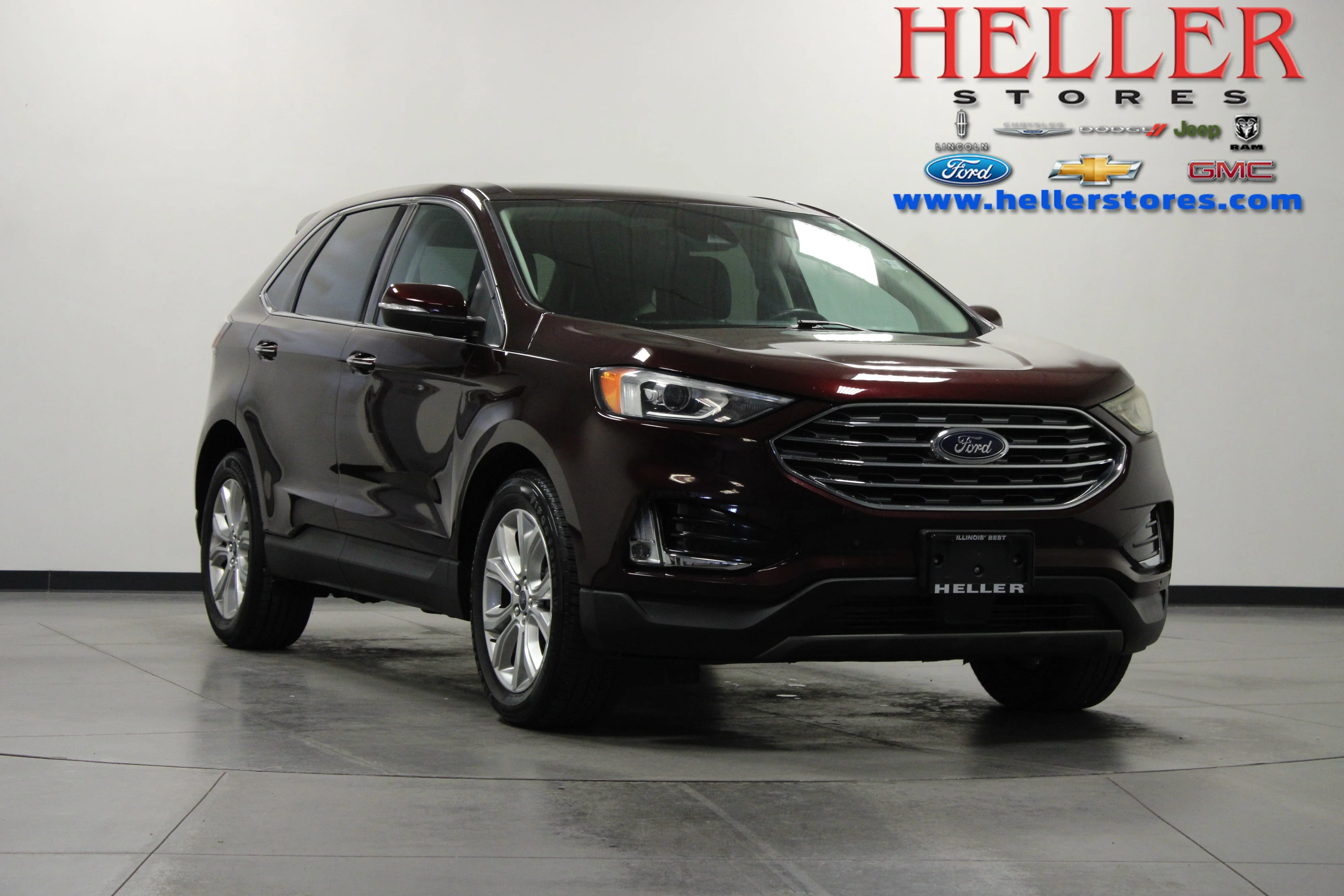 Used 2021 Burgundy Ford Titanium image 1