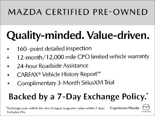 Certified Used 2026 Jet Black Mica Mazda Premium image 12
