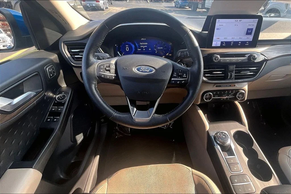 Used 2020 Blue Ford Titanium image 4