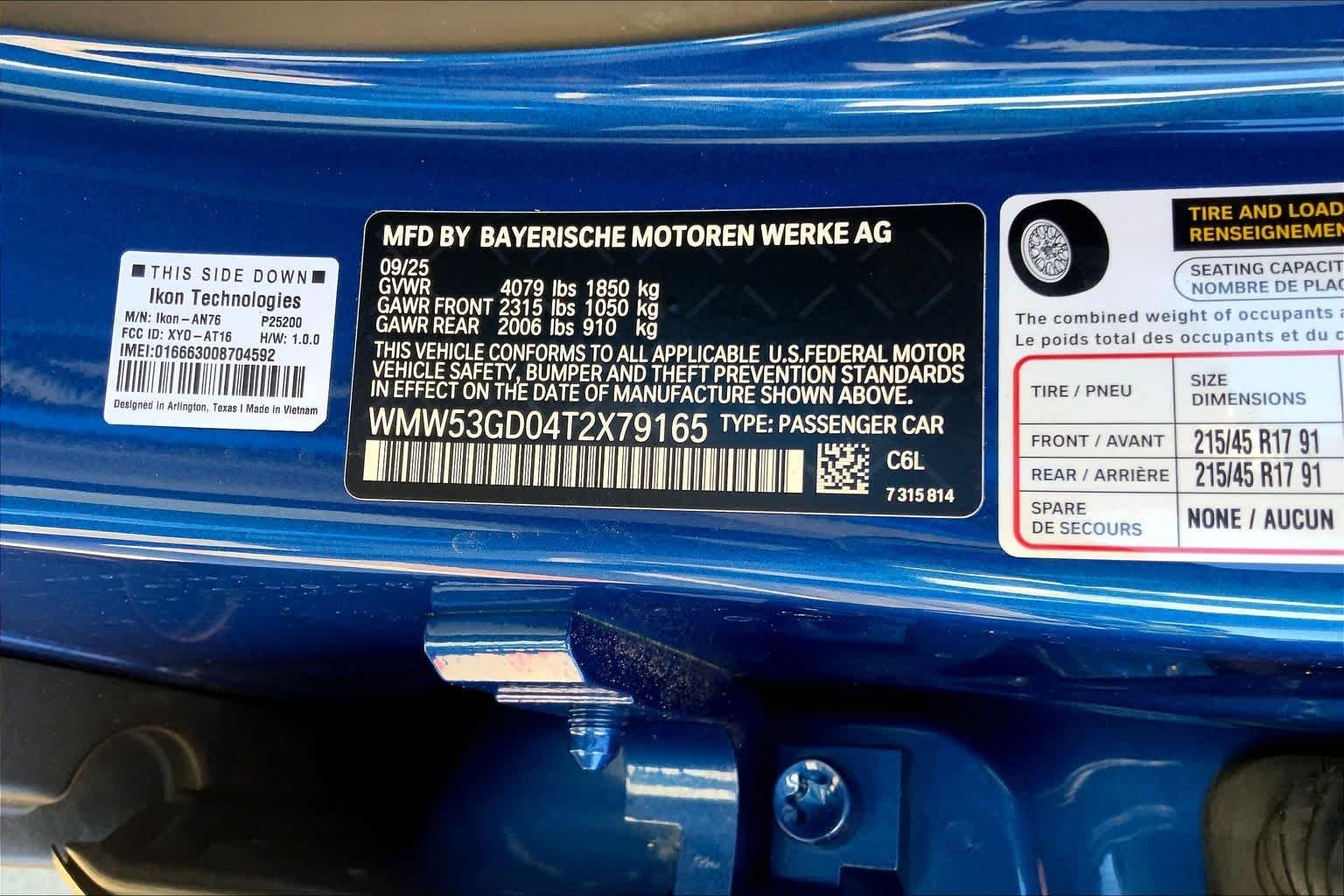 New 2026 Icy Sunshine Blue Metallic MINI Signature Plus image 19