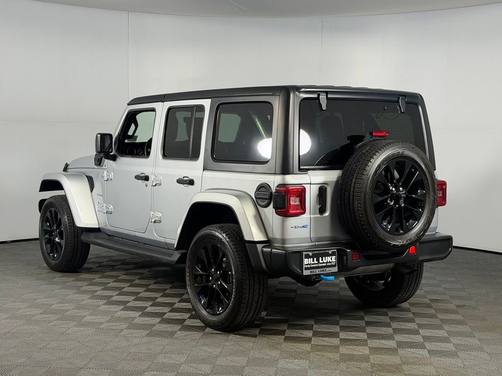Certified Used 2023 Silver Jeep Sahara 4xe image 8