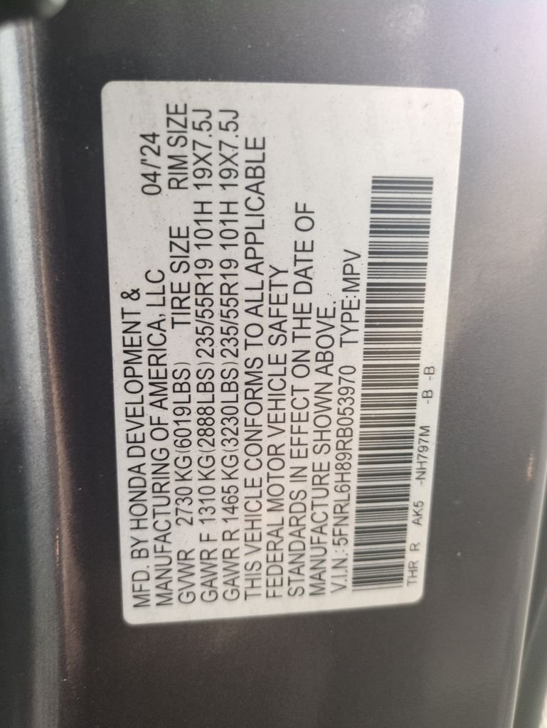 Certified Used 2024 Modern Steel Metallic Honda Touring image 33