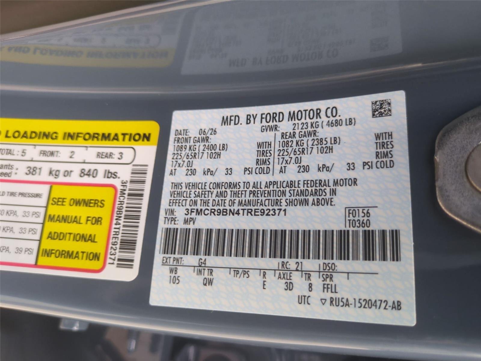 New 2026 Azure Gray Metallic Tri-Coat Ford Big Bend® image 40
