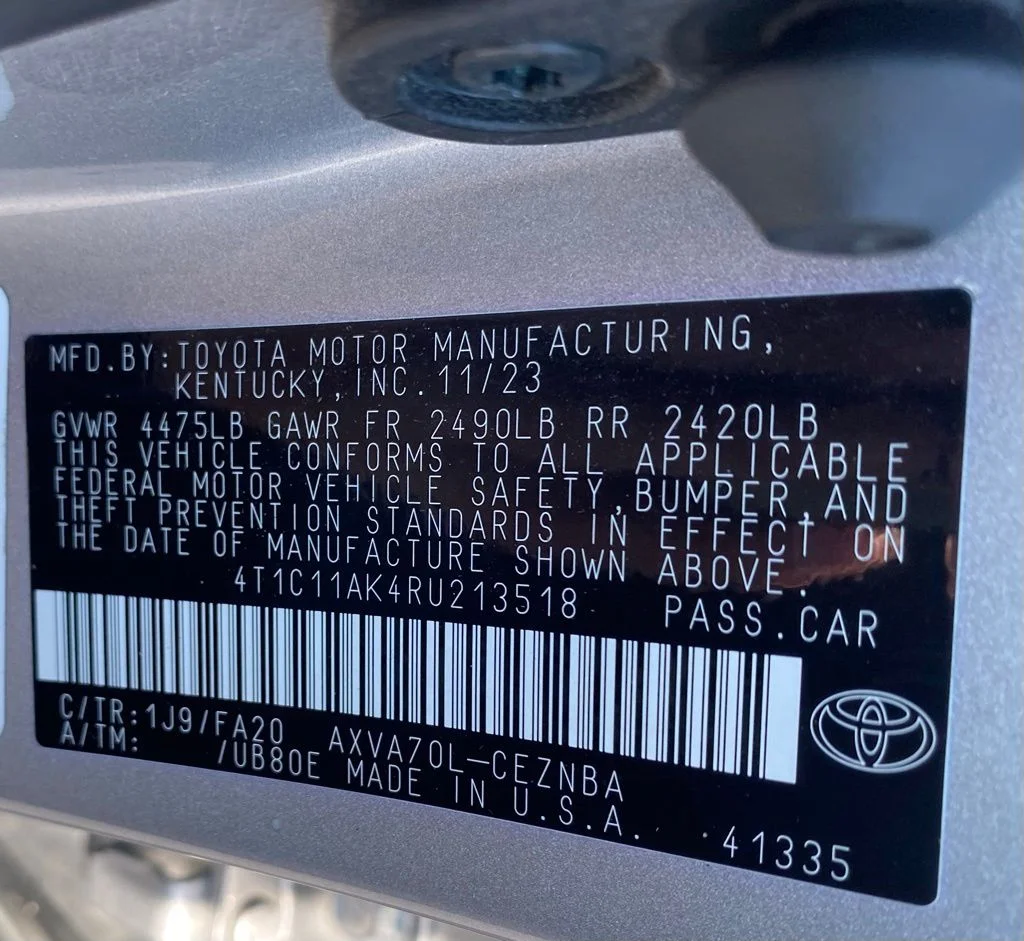 Used 2024 Silver Toyota LE image 20
