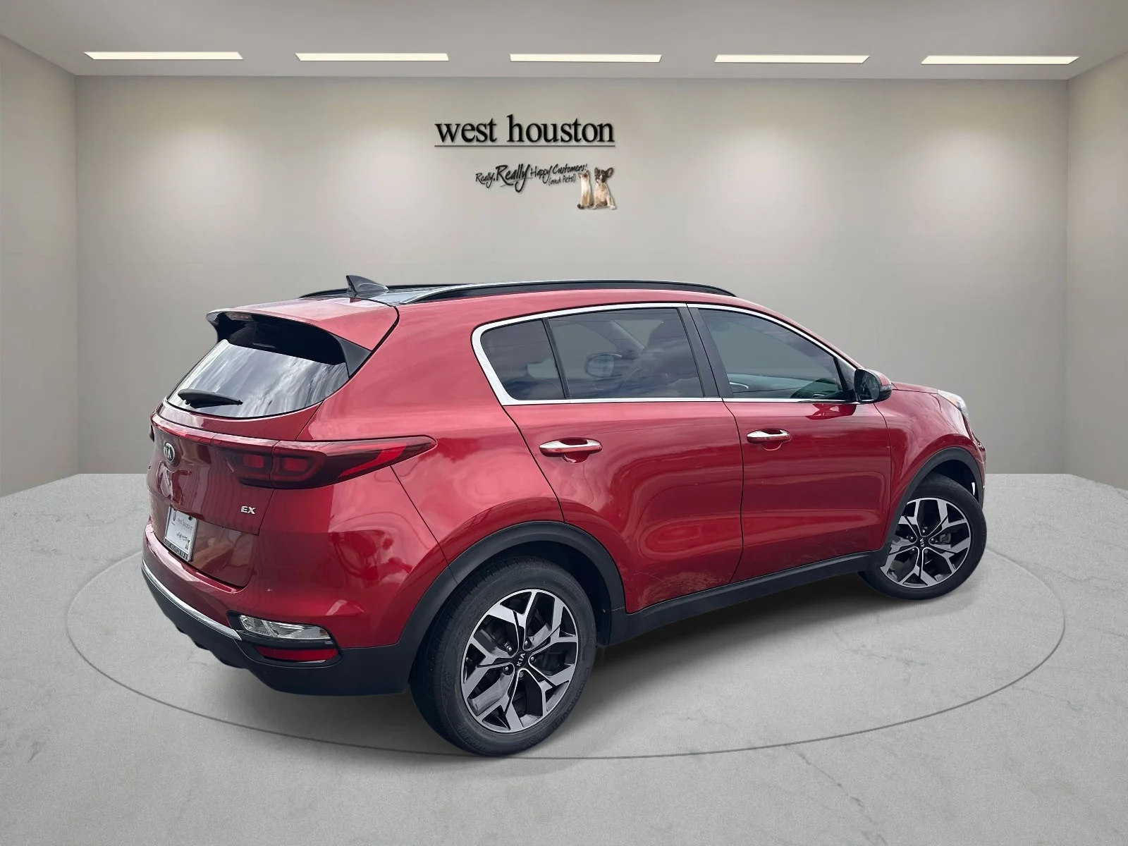 Used 2021 Hyper Red Kia EX image 5