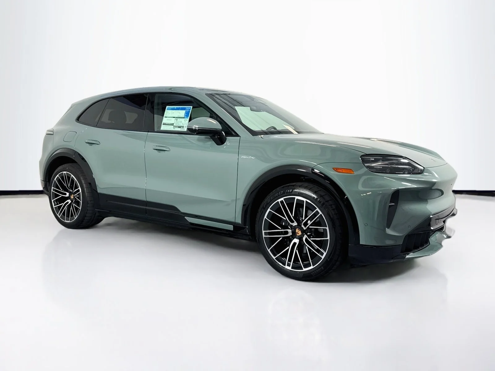 New 2026 Mystic Green Metallic Porsche Electric image 7